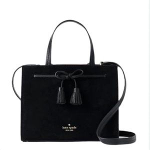 Kate Spade - Hayes Suede Small Tote - Black